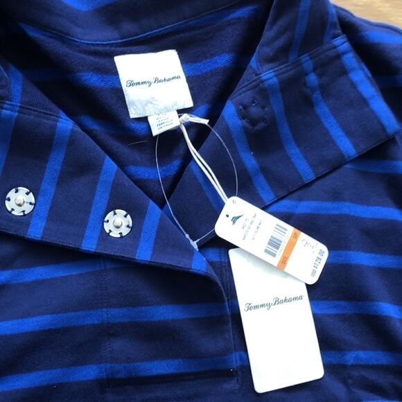 NWT - Tommy Bahama - Montego Bay Half Snap Pullover Sweatshirt S/P - Picture 7 of 7